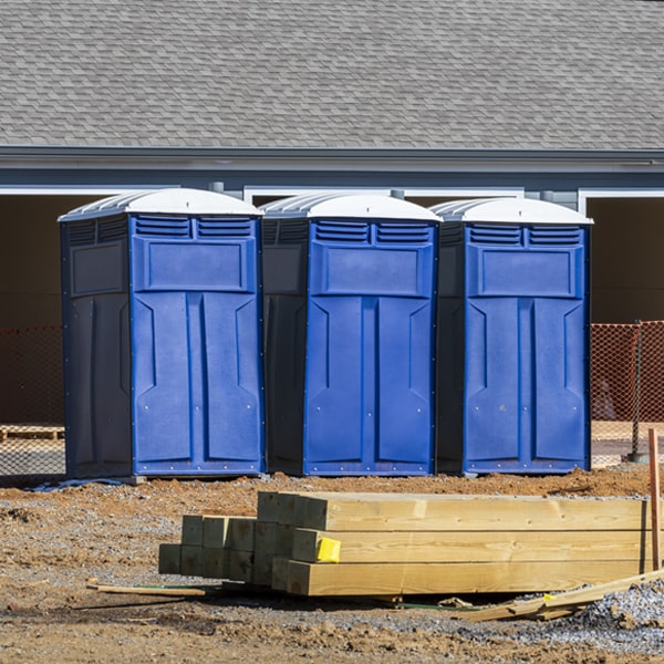 can i customize the exterior of the portable restrooms with my event logo or branding in Rensselaer Falls NY